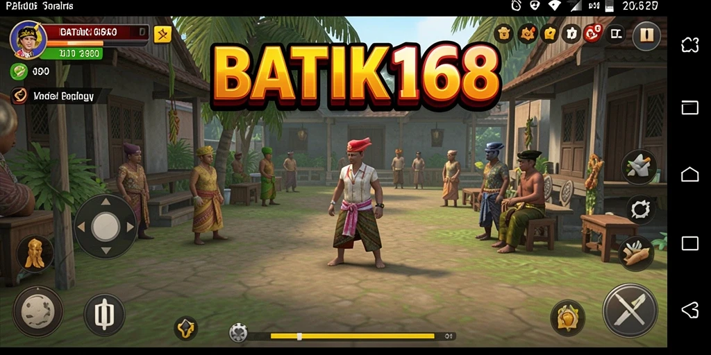 Tampilan gameplay BATIK168 yang menawan dan memikat.