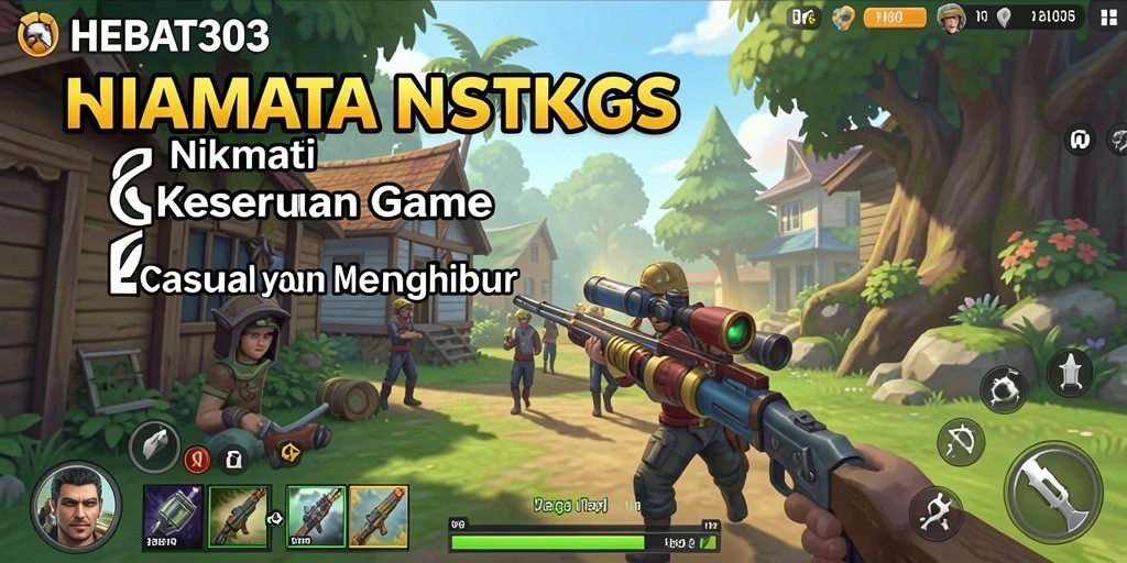 Tampilan gameplay HEBAT303 yang penuh warna dan menarik