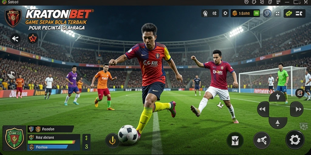 Tampilan menarik dari permainan sepak bola KRATONBET.