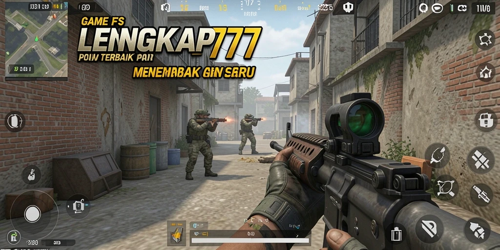 Tampilan gameplay seru LENGKAP777 dengan pertempuran intens.