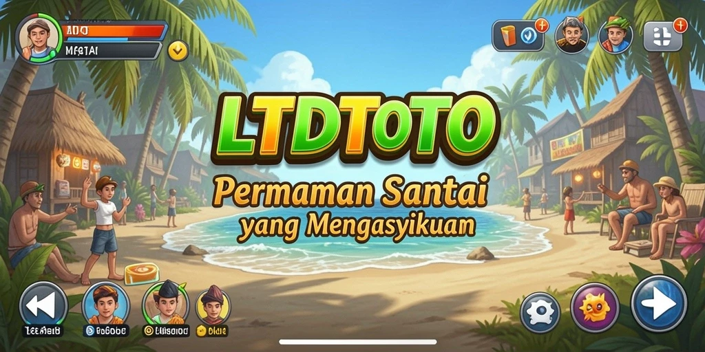 Screenshot LTDTOTO menampilkan grafis cerah dan gameplay yang menarik.