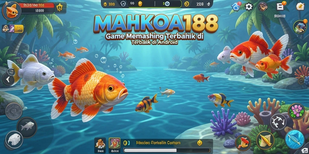 Screenshot gameplay MAHKOTA188 menampilkan pengalaman memancing yang mendebarkan.