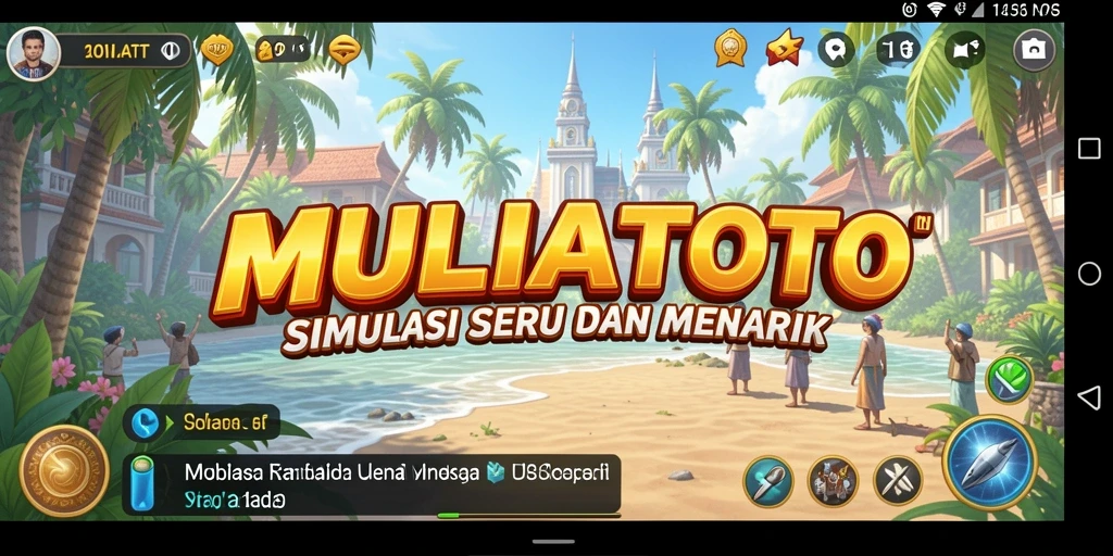 Tampilan gameplay menarik di MULIATOTO yang penuh tantangan.