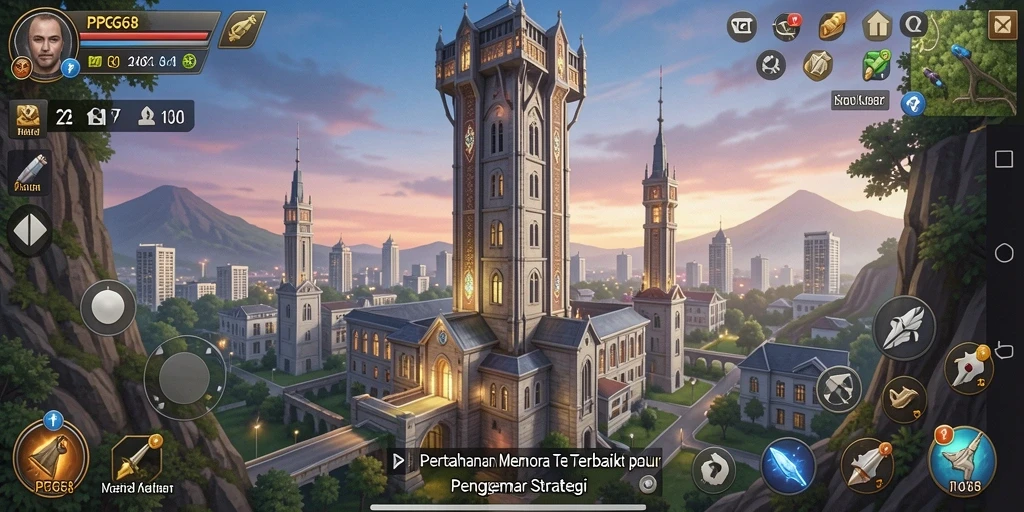 Menampilkan strategi pertahanan menara yang seru dan mendebarkan.