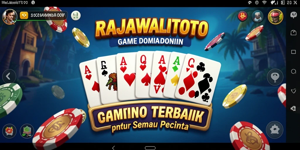Screenshot gameplay RAJAWALITOTO yang menunjukkan serunya permainan Domino.