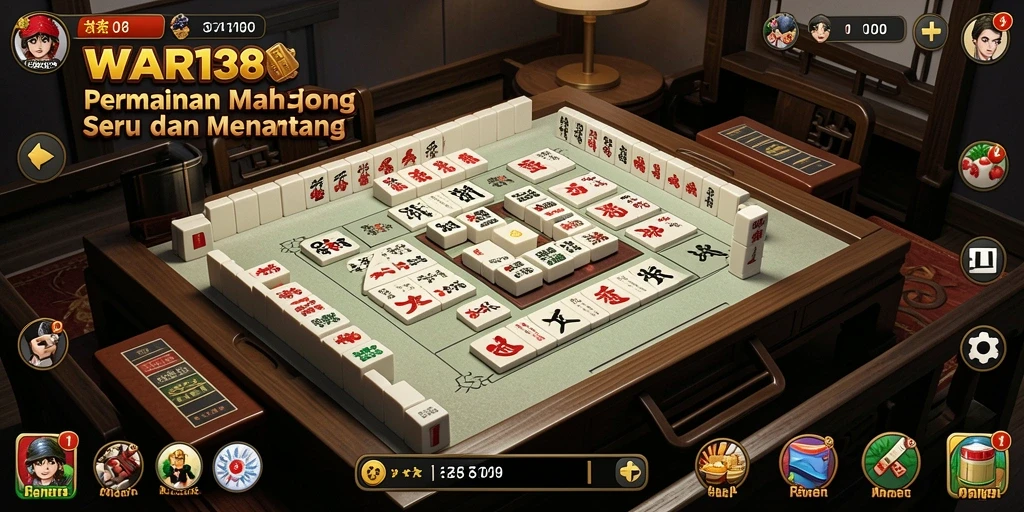 Gameplay seru dari WAR138 yang menampilkan aksi Mahjong.